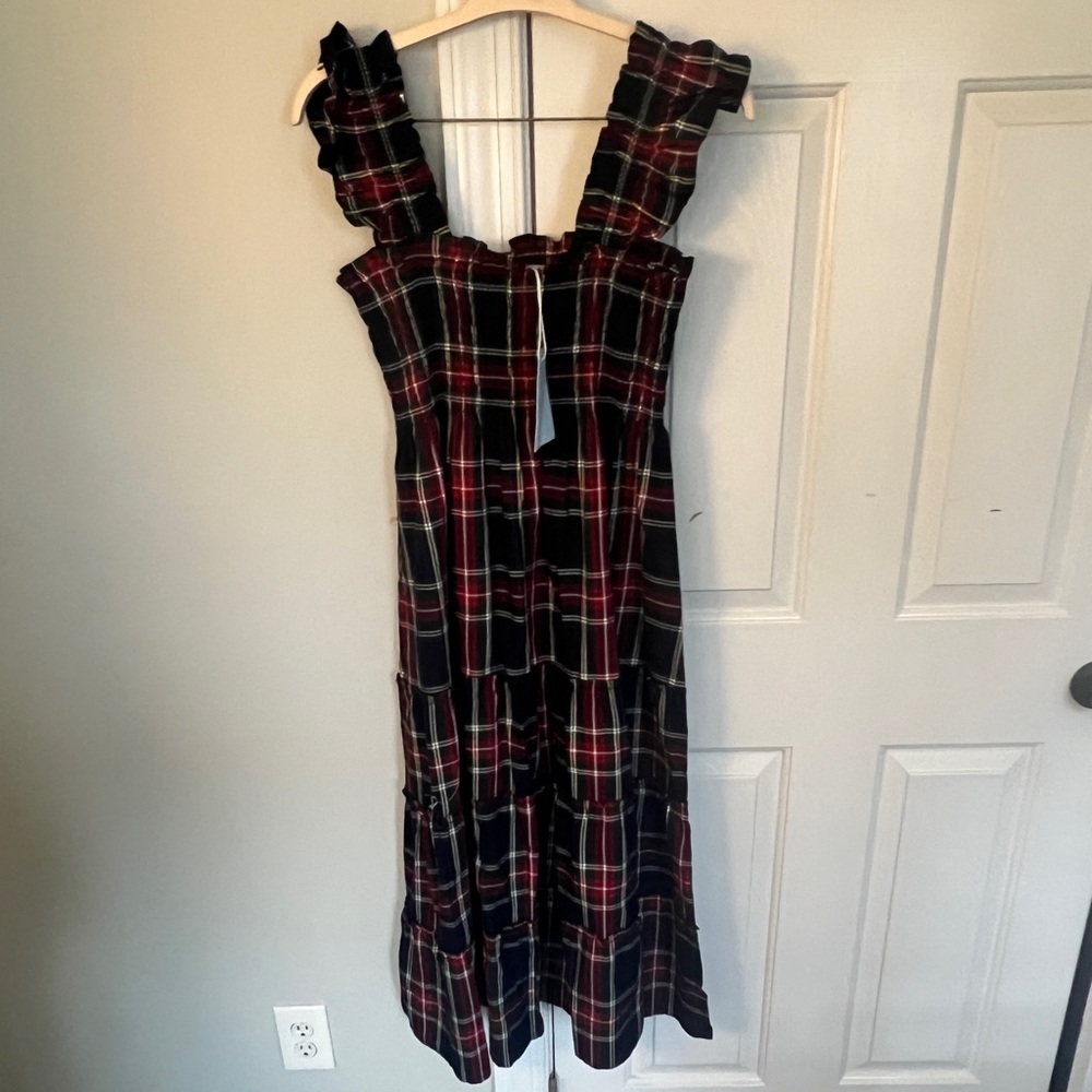 NWT Hill House Nap Dress Blue Tartan M